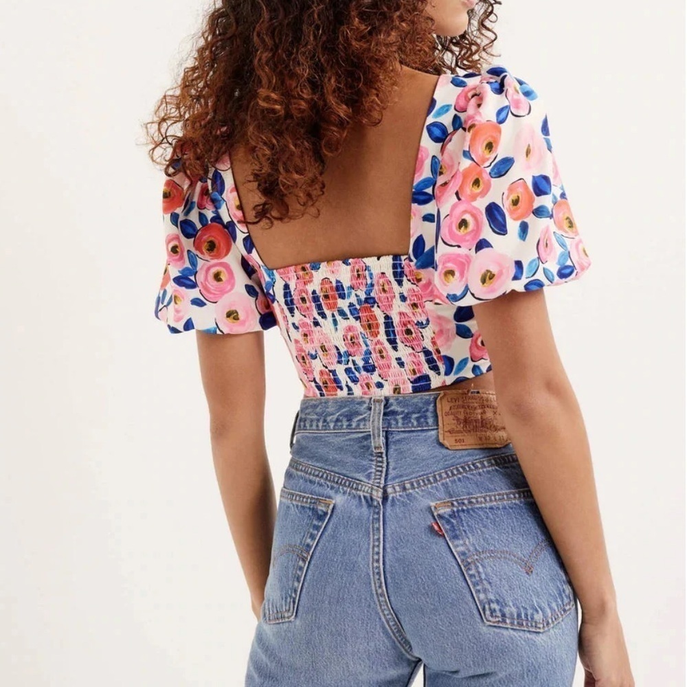 For Love & Lemons “Gianna Crop Top” Size Small Excellent Condition! - Picture 5 of 12
